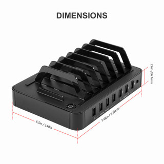 Đế sạc Usb 7 cổng đa năng S762 Đế sạc nhanh Usb