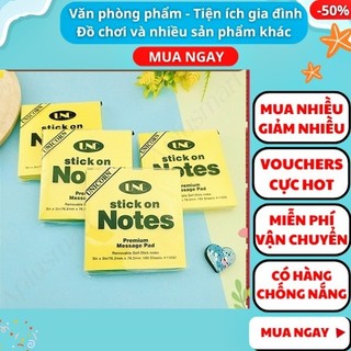 Combo 4 xấp giấy note ✅freeship 🚛 combo 4 xấp giấy note - aplusmart