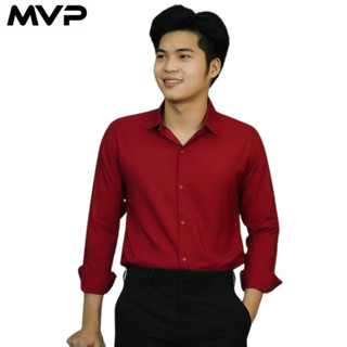 Áo sơ mi nam dài tay công sở chất cotton lụa chống nhăn thấm hút bảng màu basic dễ phối TD LỤA MVP 