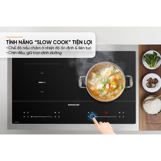 BẾP ĐÔI ĐIỆN TỪ SUNHOUSE SHB82012
