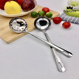 Zephyrix Soup Ladle Colander Muỗng Chịu Nhiệt Độ Cao Tay Cầm Inox Treo Lẩu Muỗng Cho Nhà Bếp