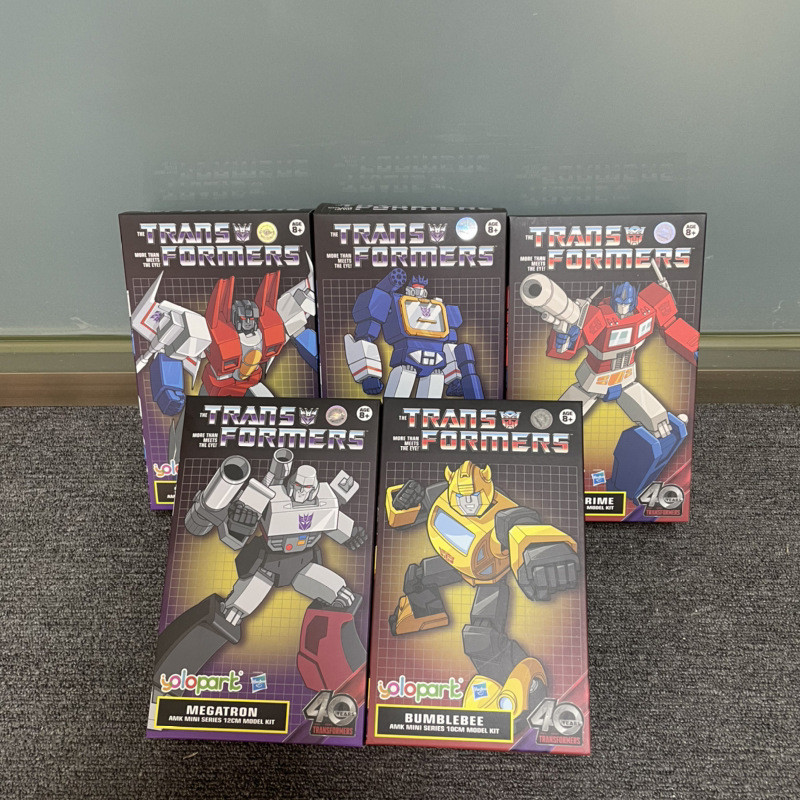 Yolopark Transformers 7 Phiên bản Mini Megatron Sky Optimus Prime Bumblebee Sonic Cáp thép Red Spide