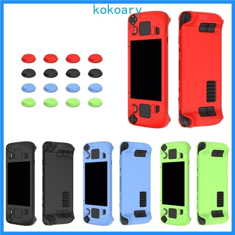Kok Protector-Shell cho Steam Deck Silicone Cover Case Game Anticratch Console Case