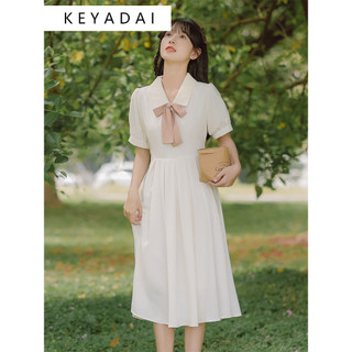 KEYADAI váy Đầm váy nữ body đầm Casual Hàn Phong Dễ thương Cổ điển WLQ24606IS 23Z240608