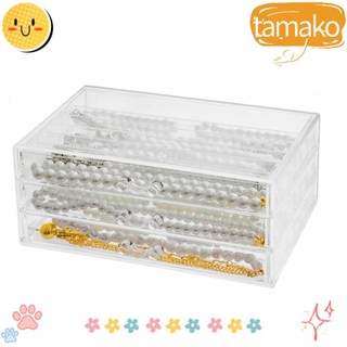 Hộp sắp xếp vòng cổ TAMAKO, Giá đỡ trưng bày vòng cổ dung tích lớn, Nhựa có thể tháo rời bền Dễ sử dụng Hộp trưng bày trang sức Mặt bàn