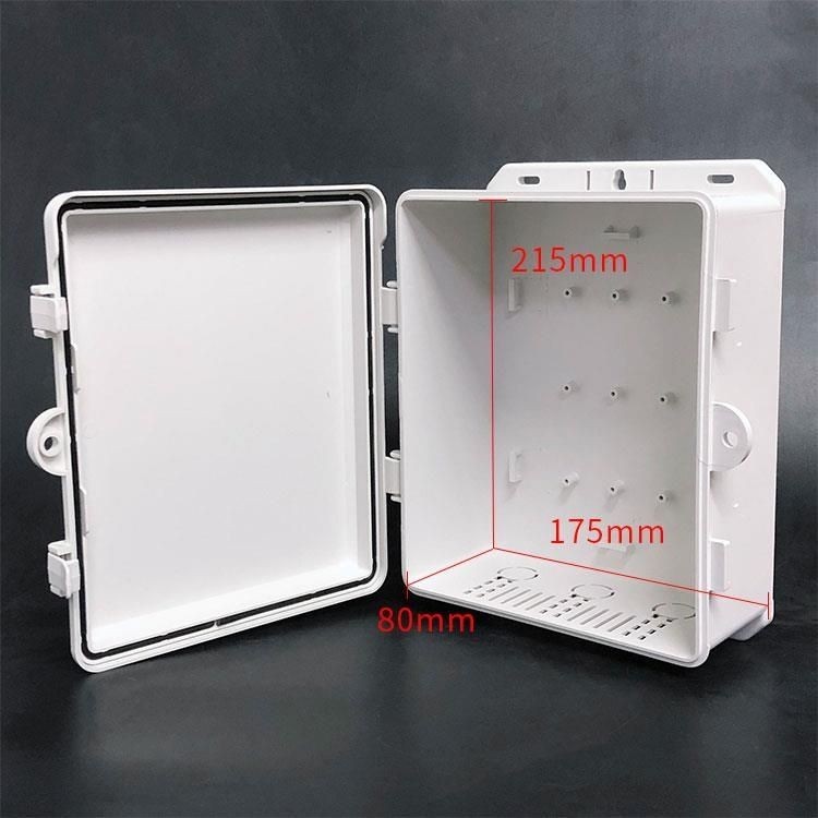 6.11 Ngoài Trời Chống Thấm Nước Hộp Mạng POE Công Tắc Ổ Cắm Hộp Bảo Vệ Bên Mở Nắp Có Thể Khóa Nhựa Yếu Hiện Tại Hộp