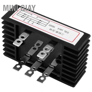 Mini Giay Bộ chỉnh lưu cầu điốt ba pha SQL100A 1600V AC sang DC