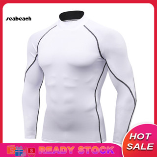 [Hàng có sẵn] Áo thun thể thao dài tay cổ rùa mùa thu dành cho nam Quần lót giữ nhiệt