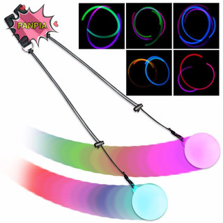 Pnpia Pro LED Nhiều Màu Phát Sáng POI Ném Bóng Sáng Cho Bụng Khiêu Vũ Tay Đạo Cụ Boutique