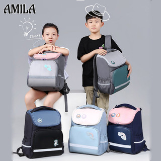 Ba lô đi học tiểu học AMILA ba lô trẻ em nhẹ và thoáng khí giảm tải