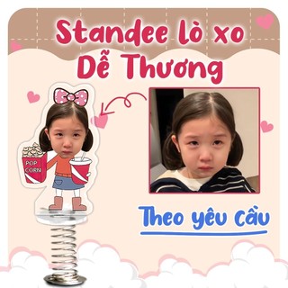 Standee lò xo lắc lư đáng yêu trong suốt đế dính trang trí in theo yêu cầu chibi_ Én decor