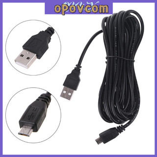 Dây cáp sạc usb mini dvr 3.5m cho camera hành trình dash cam 5v / 2a