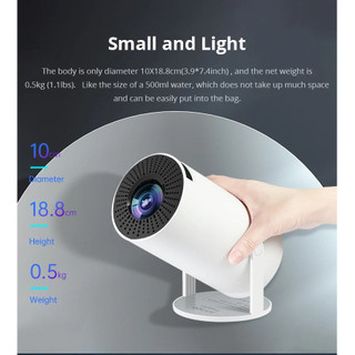 Máy chiếu mini hy300 hệ điều hành android 11.0 + kết nối điện thoại di động + full hd 1080