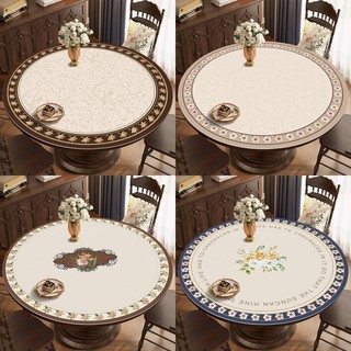 Da Vintage Bàn Tròn Thảm Đơn Giản Hoa Cuối Bàn Khăn Trải Bàn Chống Thấm Nước Và Chống Dầu Thảm Bàn Chống bỏng Bàn Bảo Vệ Thảm