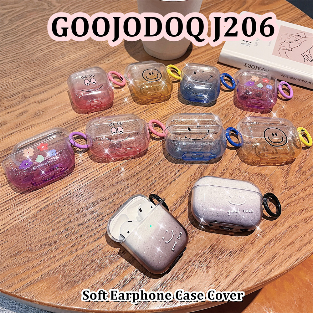 [Ốp Lưng Nhà] Dành Cho GOOJODOQ J206 Ốp Lưng Hoạt Hình Gradient Vỏ Tai Nghe Silicon Mềm