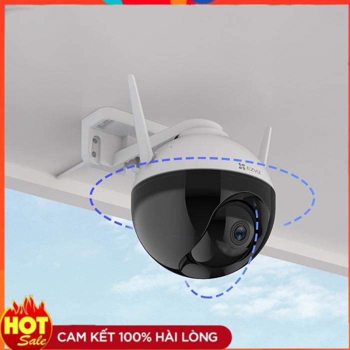Camera WI-FI EZVIZ C8W 4MP ,Ngoài Trời 360 Độ, Đàm Thoại 2 Chiều, Có Màu Ban Đêm, báo động -Cam Kết 