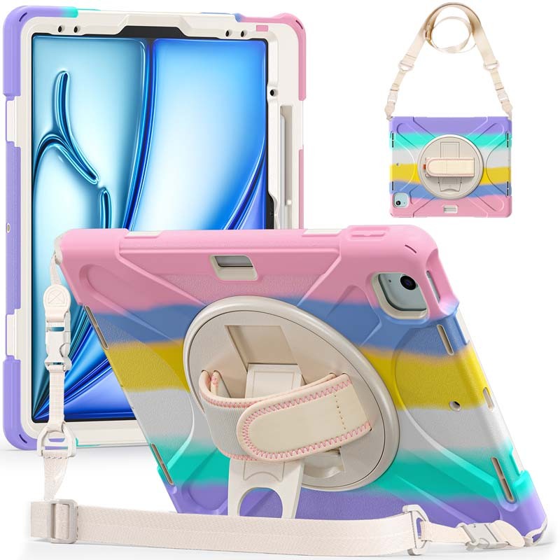 Ốp lưng chống rơi cho 2025 iPad Air 13 inch M3 A3271 A3269 M2 A2898 A2899 A2900 cover xoay đứng 2018