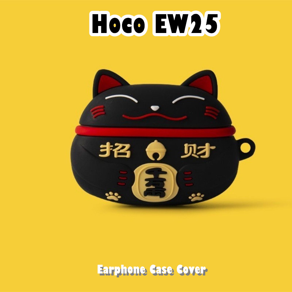 [Xu hướng phía trước] Dành cho vỏ Hoco EW25 Vỏ silicon mềm Vỏ tai nghe hoạt hình vui nhộn