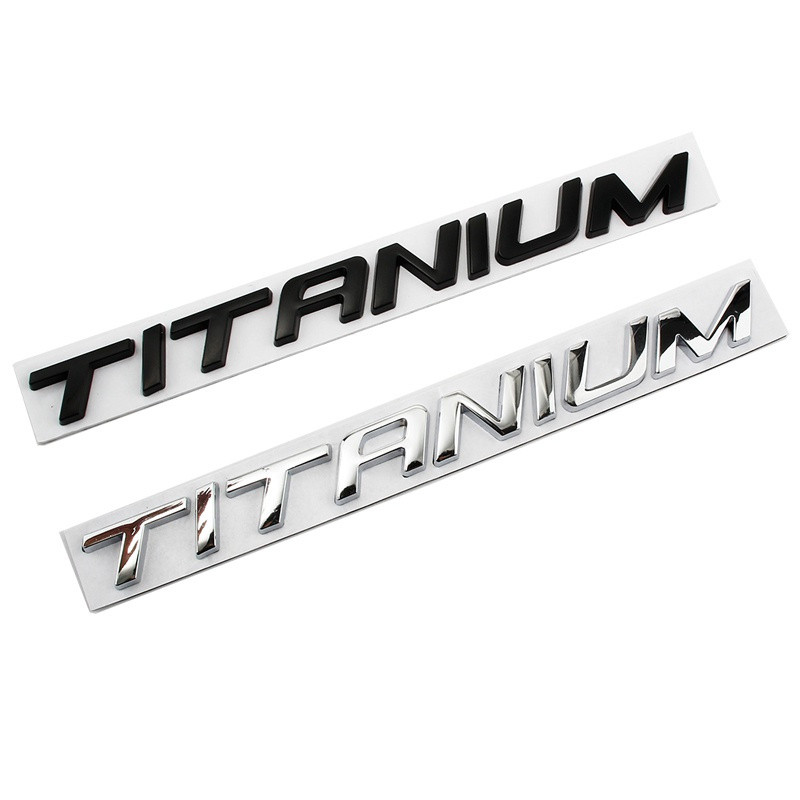 Tem Kim Loại TITANIUM Cho Xe Ford