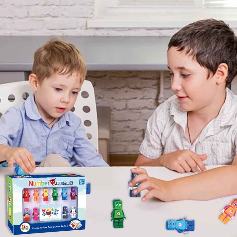 Numberblocks Action Figures Model Building Blocks Toy - DIY Educational Toys