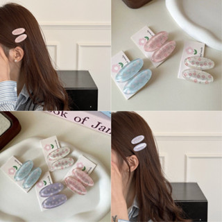 Ins Ngọt Ngào Gothic Bên Nổ Vịt Kẹp Nữ Mùa Hè Hoa Phụ Kiện Tóc M222