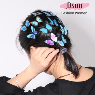 Bộ 5 kẹp tóc hình bướm nhiều màu sắc tùy chọn hợp thời trang