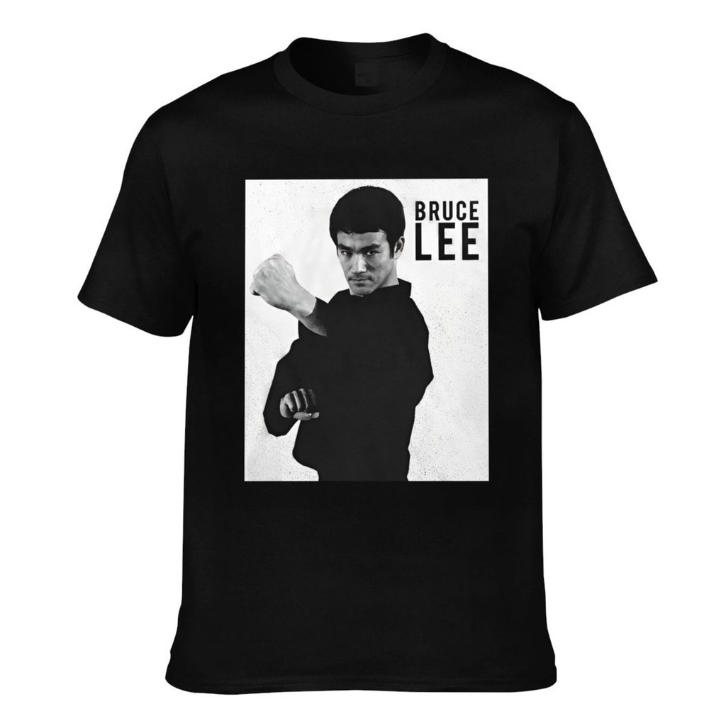 Áo thun nam in hình cá tính Salemanga Bruce Lee