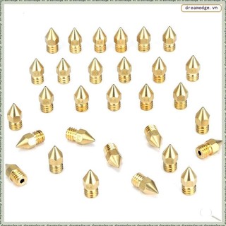 [L P V Q] 30 Chiếc Đầu Phun Máy In 3D-MK8 0.4 mm Vòi Phun Cho 3 Anet