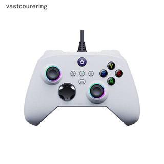 Vast RGB Light Có Dây Bộ Điều Khiển Trò Chơi Tay Cầm Chơi Game Cho XBOX Series S / X Dành Cho Game Thủ PC Chơi Game Niềm Vui Phụ Kiện Nhiều Màu Sắc Không Khí Đèn EN