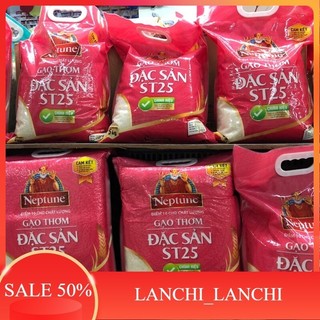 Gạo thơm st25 neptune 5kg - siêu thị lan chi