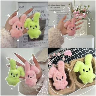 Dễ Thương Sang Trọng Móc Khóa Thỏ Hồng Móc Khóa Ngọt Ngào Móc Chìa Khóa Búp Bê Sinh Viên Túi Mặt Dây Chuyền Quà Tặng Vật Dụng Trang Trí