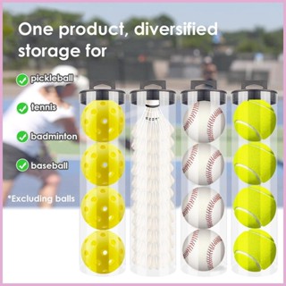 Ống Bảo Quản Bóng Cho Bóng Pickleball Và Bóng Tennis Và Cầu Lông Và Bóng Chày Trong Suốt Bảo Quản Bóng Hộp Đựng Bóng Hộp Đựng Phụ Kiện Thể Thao shinvn