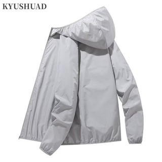 Áo khoác chống nắng nam KYUSHUAD Áo khoác chống nắng cá mỏng chống tia cực tím cho cặp đôi nam và nữ