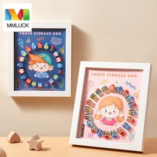 Mmluck Hộp Răng Cho Bé Gái Bé Trai Dễ Thương Cho Trẻ Sơ Sinh Hộp Đựng Sữa Răng Tổ Chức Sinh Nhật Và Tắm Quà Tặng Khung Ảnh Hộp Đựng Răng