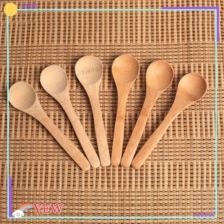 Set 3 Muỗng Gỗ Tre Nhỏ Dùng Nấu Ăn Tiện Dụng