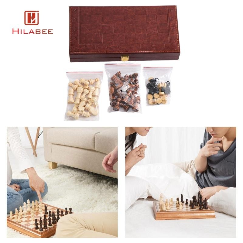Cờ vua Cờ vua Cờ vua Bộ trò chơi bảng Backgammon, Nhẹ, Trò chơi cờ vua Chiến lược có thể gập lại Bộ Backgammon dành cho người mới bắt đầu Trò chơi gia đình