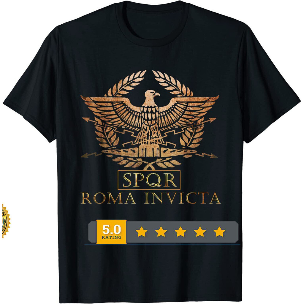 Spqr - Roma Invicta - Áo thun Rome chưa chinh phục