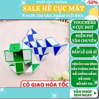 Combo 2 Rubik rắn 24 đốt🐍FREESHIP🚛Có video thật🎥2 Rubik rắn 24 đốt độc đáo, phát triển sáng tạo cho bé - Phát Huy Hoàng