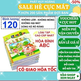 Lốc 10 cuốn tập học sinh 96 trang ABC định lượng 120 siêu dày chuyên rèn chữ đẹp