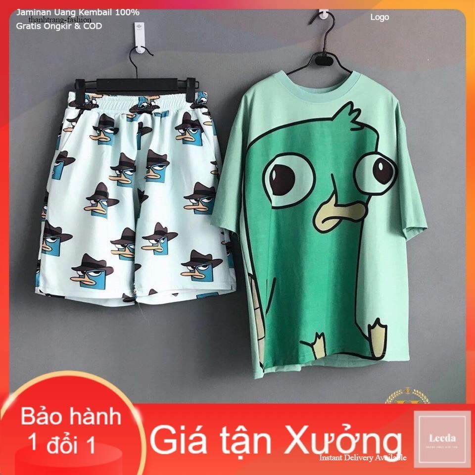 FREESHIP Áo phông Pery xanh