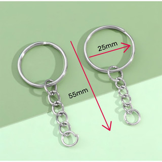 Móc khoá khoen 2.5cm set 10c
