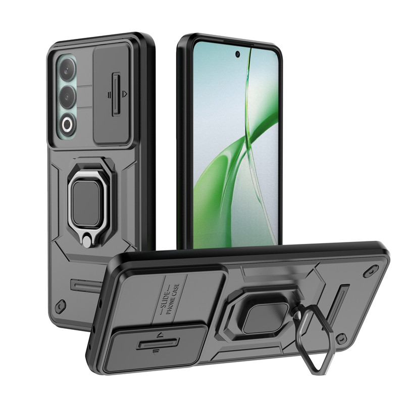 Tương Thích Cho Oppo K13 K12 K12s K12X K11 K11X Plus Turbo Trượt Đẩy Cửa Sổ TPU + PC Chống Sốc Vòng 