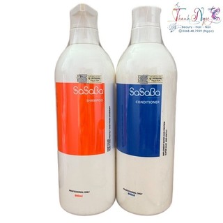 Bộ dầu gội xả hoàn hình SASABA phục hồi siêu mượt tóc 800mlx2 - TN