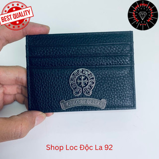 Ví , card holder Chrome Heart da bò double logo mạ bạc fullbox cao cấp  - Shop Lộc Độc Và Lạ 92