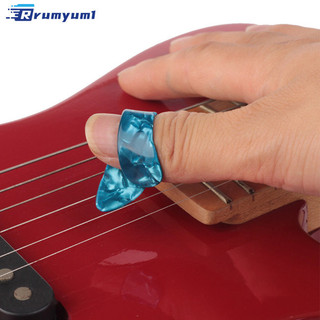 Còn hàng! Ngón Tay Cái Đàn Guitar Chọn Celluloid Mediator Thumbpick cho Acoustic Electric Guitarra Màu Sắc Ngẫu Nhiên