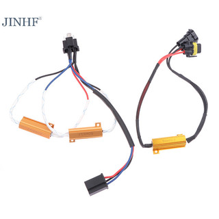 Jinhf 1PC Xe Tải Điện Trở Lỗi Canceller LED Decoder Canbus Miễn Phí Dây Canceller Decoder Light 50W H4 H7 H8 / H11 9005 / 9006 HOT