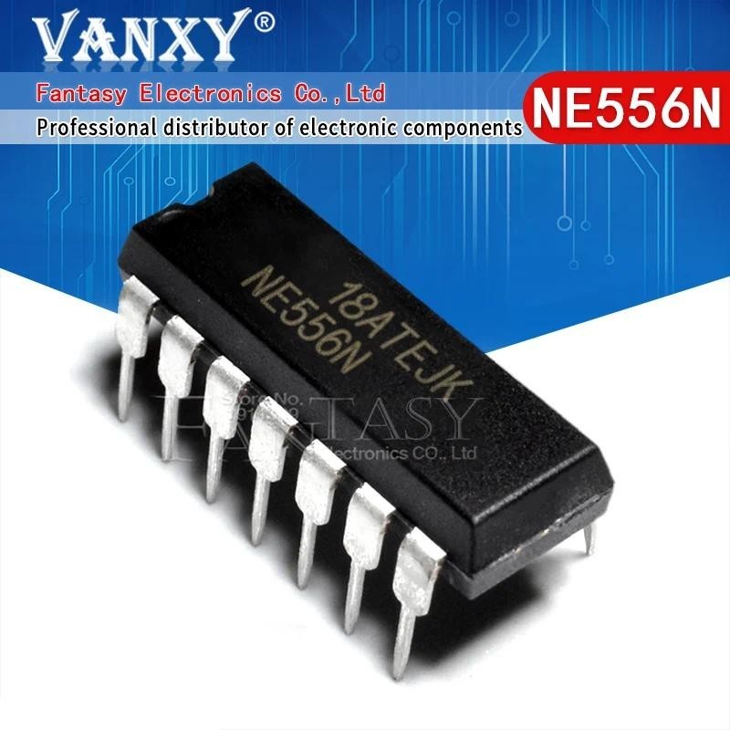 10 CÁI NE556N DIP14 NE556 DIP 556N DIP-14 NE556DR NE556DT SOP-14 linh kiện điện tử vanxy