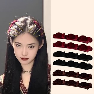 Kẹp tóc mái mỏ vịt iLita cặp bấm mái nữ đẹp vintage Hàn Quốc dễ thương màu trơn hottrend 2023