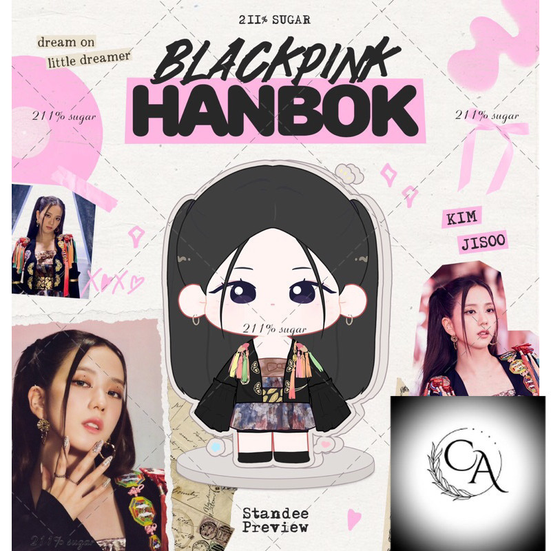 211% sugar | STANDEE & KEYRING JISOO HANBOK