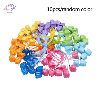 {Maysuper} 10 chiếc Hộp đựng răng trẻ em đầy màu sắc Hộp đựng đồ lưu niệm răng sữa {VN}